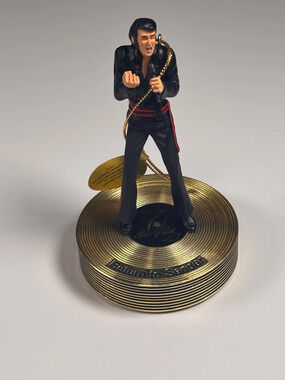 Bradford Editions Elvis Solid Gold Christmas Ornament Collection Return Sender